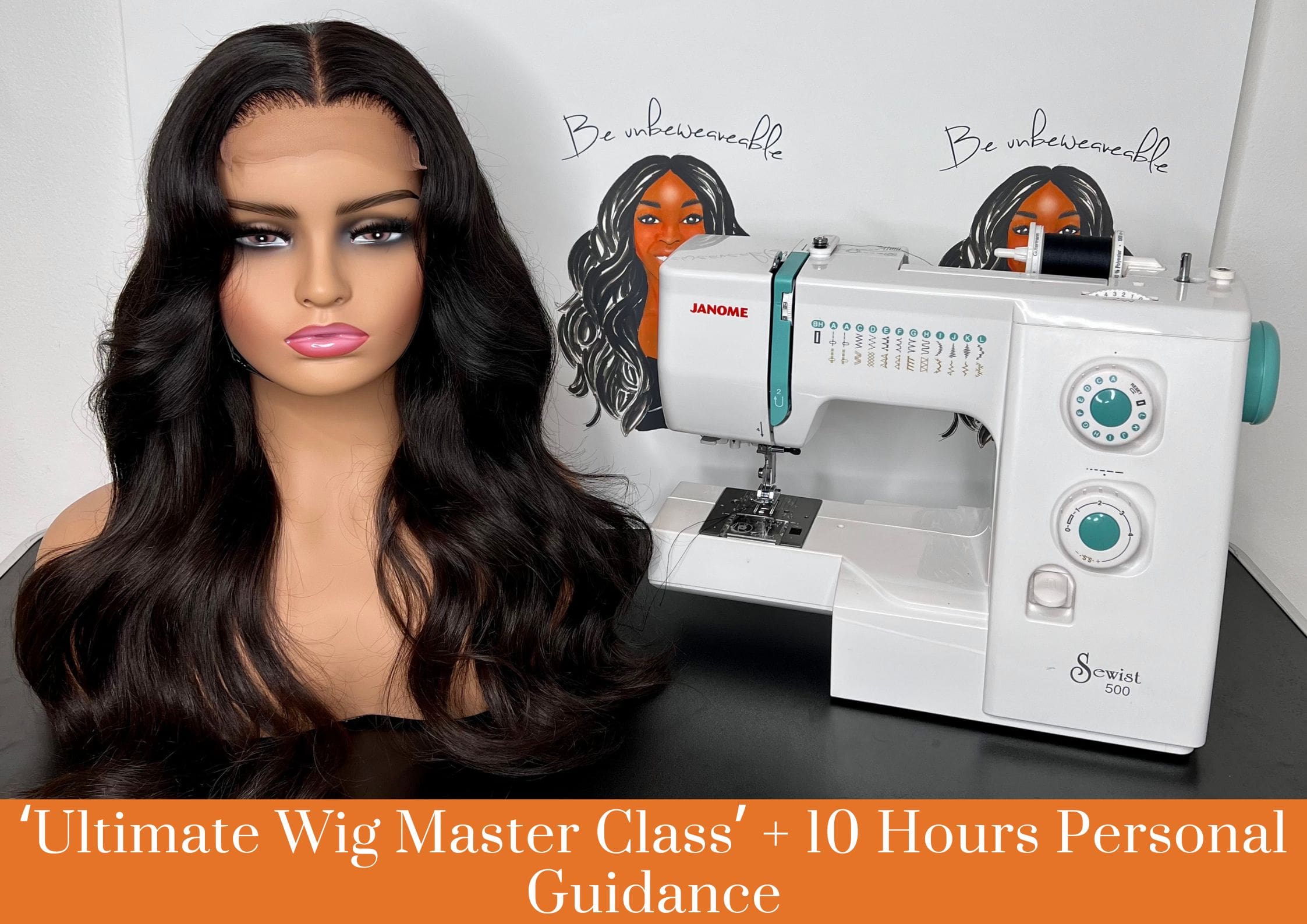 ‘Ultimate’ Wig Master Class + 10 Hours ONLINE PERSONAL GUIDANCE
